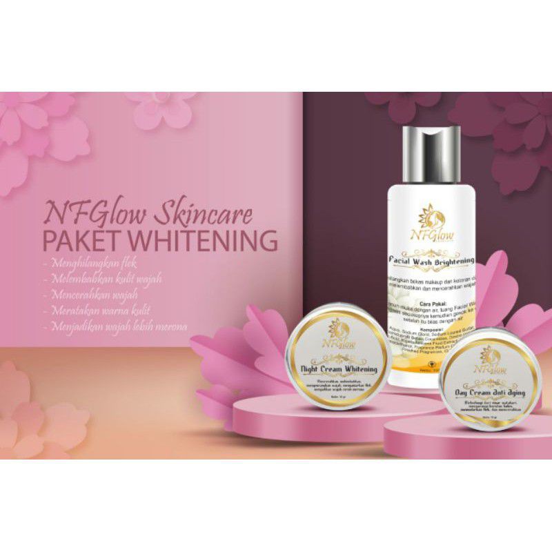 NF glow skincare paket whitening terlaris