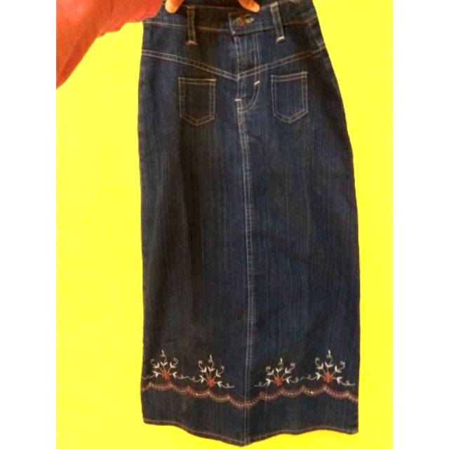 Preloved rok jeans span