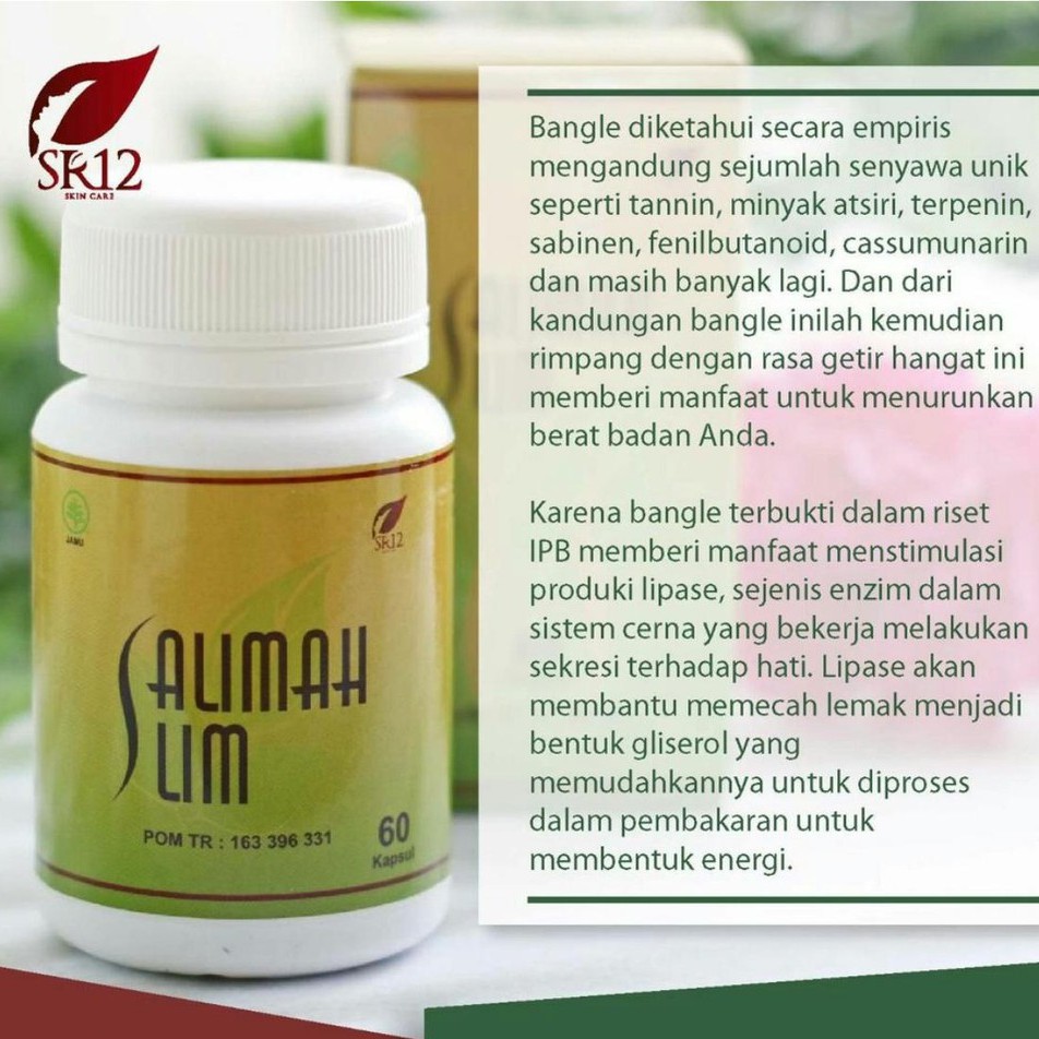 SALIMAH SLIM SR12 / PELANGSING HERBAL AMPUHH