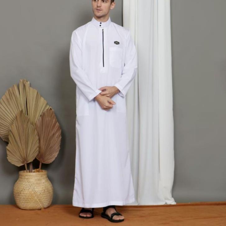 Sudah READY.. La-Tahzan Jubah Saudi Pria/Gamis Pakistan Terlaris/Jubah Muslim Pria Dewasa ELVANO