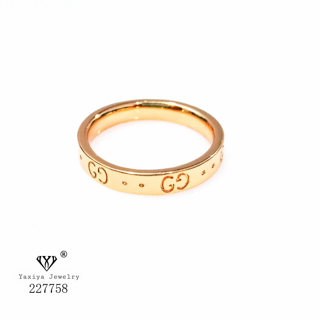 

Cincin Emas Perhiasan Lapis Emas yaxiya jewelry 18k 357