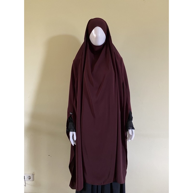 FK SPLIT FURSAN SILK BURGUNDY