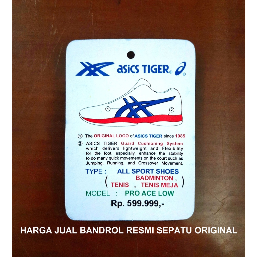 BESTPROMO [DISKON OBRAL] Sepatu Tenis Tennis Asics Tiger Model Pr.Ace LOW Original Padel