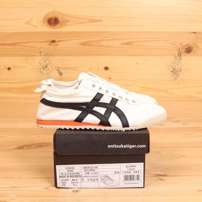 Onitsuka tiger mexico 66 Slip On Cream black