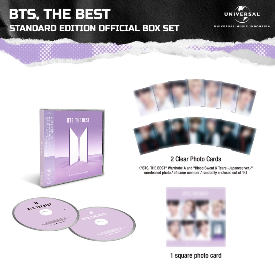 Universal Music Indonesia - BTS, The Best Standard Edition Official Box Set