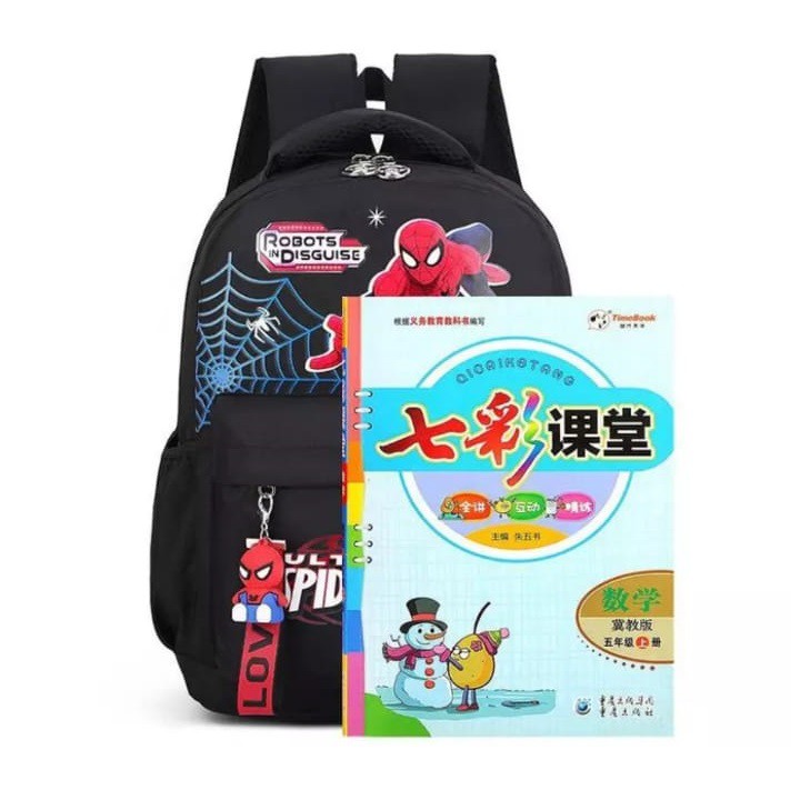 BDKR_TAS - Tas Ransel Anak sekolah Superhero Spiderman Terbaru Populer Favorite Anak tk sd smp HIhg Quality TERMURAH Tas Ransel Anak Sekolah SD Laki Laki Spiderman Ukuran Besar dan Luas IMPORT