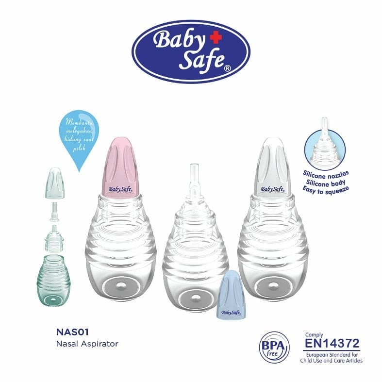 Baby Safe Nasal Aspirator Sedot Ingus Bayi Pembersih Hidung 0m+ NAS01