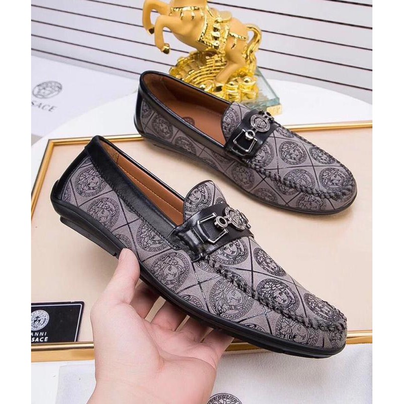 Pengiriman Cepat Sepatu Slip On Versace Premium Good Quality Mirror 1:1 ON SALE
