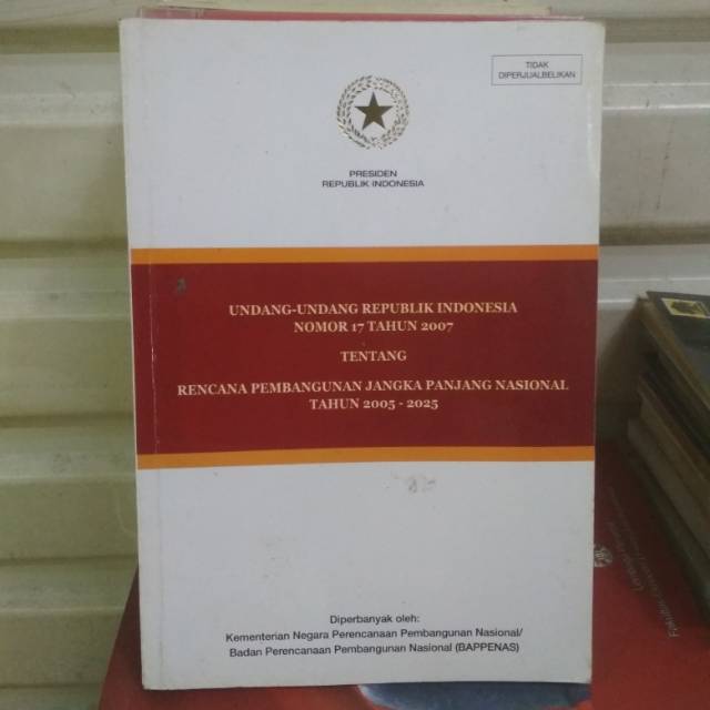 

Rencana Pembangunan Jangka Panjang Nasional Tahun 2005-2025