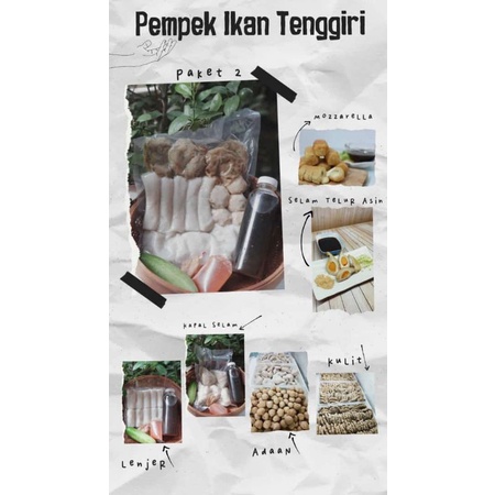 

Pempek Palembang Asli ikan Tenggiri (HALAL)