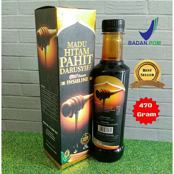 

Madu HITAM PAHIT DARUSYFA Plus Daun Insulin 470g