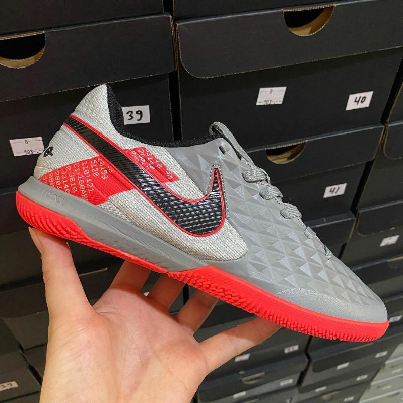 Sepatu Futsal Nike Tiempo Lunar Legend 8 Pro Bomber Grey