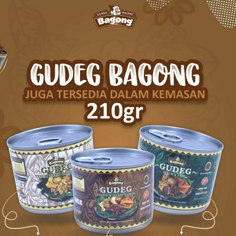 

Gudeg Bagong Gudeg Kaleng Jogja Kemasan 210gr