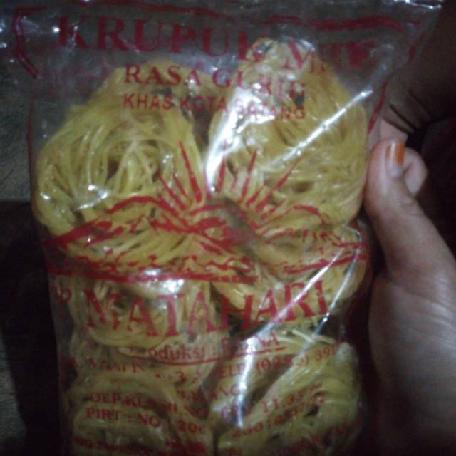 Krupuk Mie MATAHARI khas BATANG isi 210gr