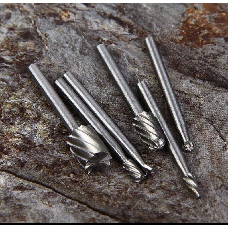 Mata Bor Ukir Kayu Set 6pcs Mata Bor Kayu Bahan Baja