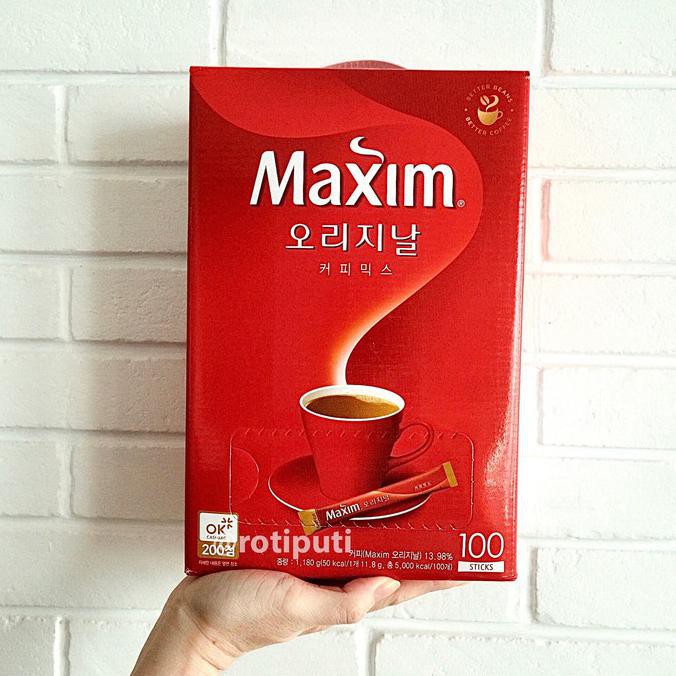 Maxim Original Coffee Mix (Repack) - Kopi Korea Maxim Sachet