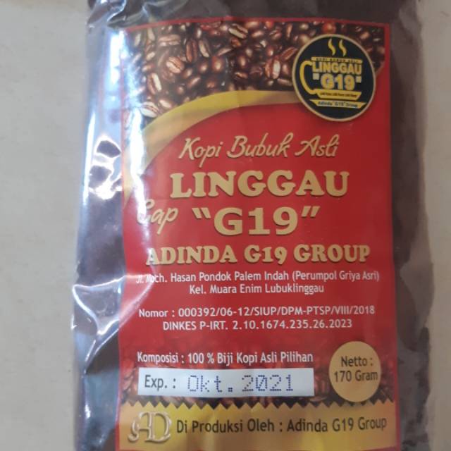 

Kopi asli LUBUK LINGGAU