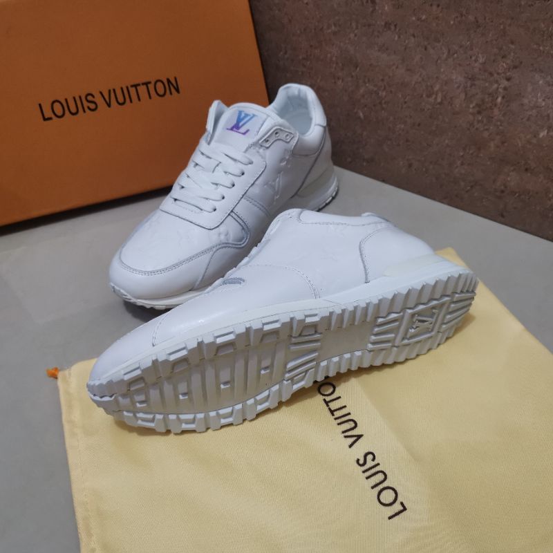 sepatu lv sneaker pria men shoes run away cowok putih mirror top P1SHOES