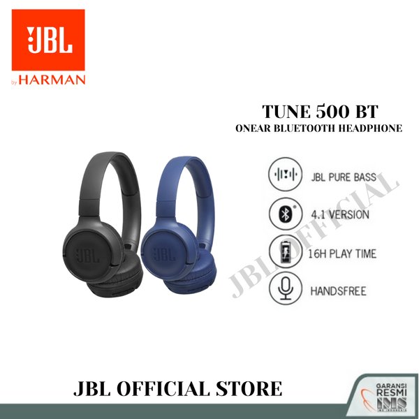 solusi JBL TUNE 500BT - On-Ear Wireless Bluetooth Headphone Limited