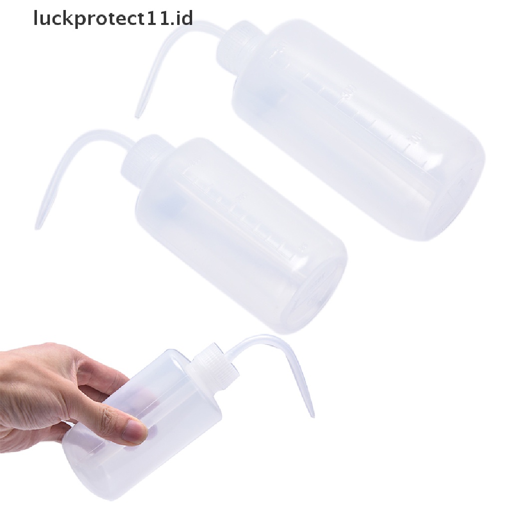 //HG&amp;ID// Eyebrow Eyelash Cleaning Washing Bottle Elbow Long Tube Bottle Flower Waterer .