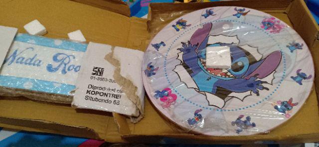 Custom 30x10cm Home Decor Hiasan Dinding Susun Dekorasi Ruang Free Bubble Wrap