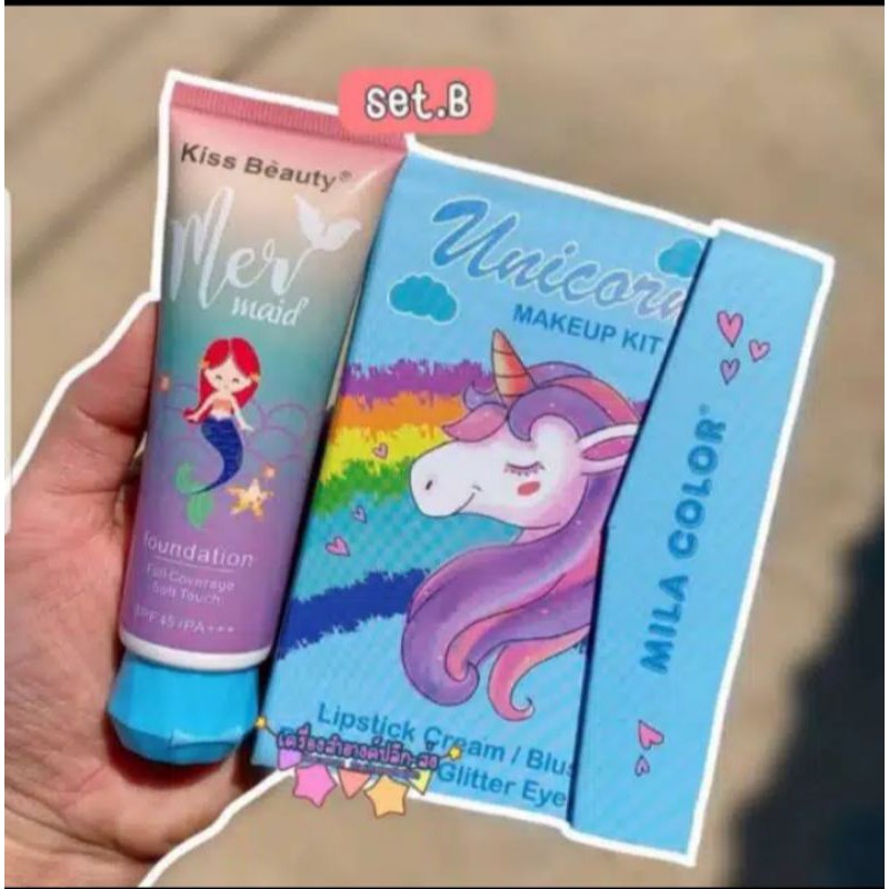 Make Up Thailand I Paket Make Up I Eyeshadow Pallate + Mermaid Foundation