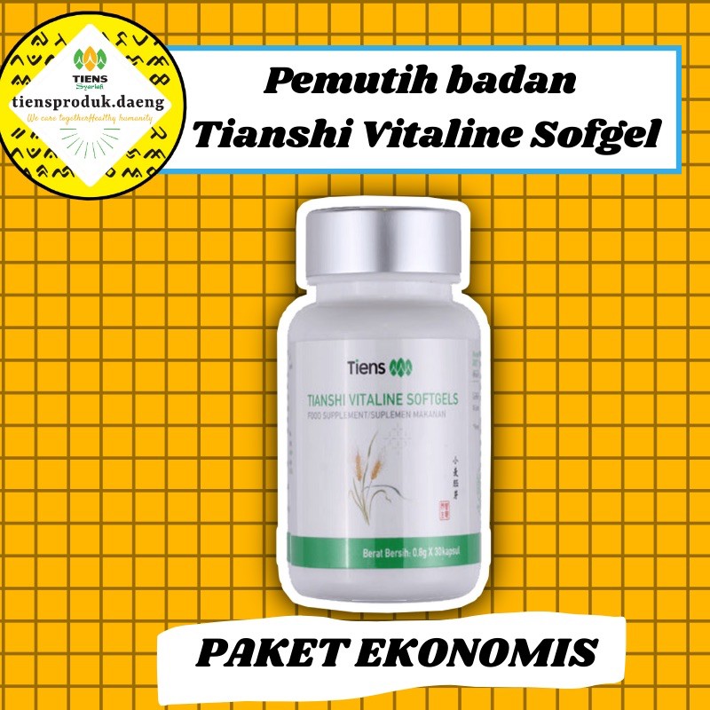 PEMUTIH BADAN & SERUM WAJAH VITALINE SOFTGEL