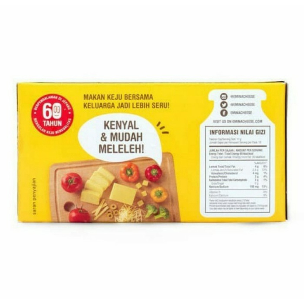 Emina Keju Mozzarella Cheddar Cheese 165gr READY