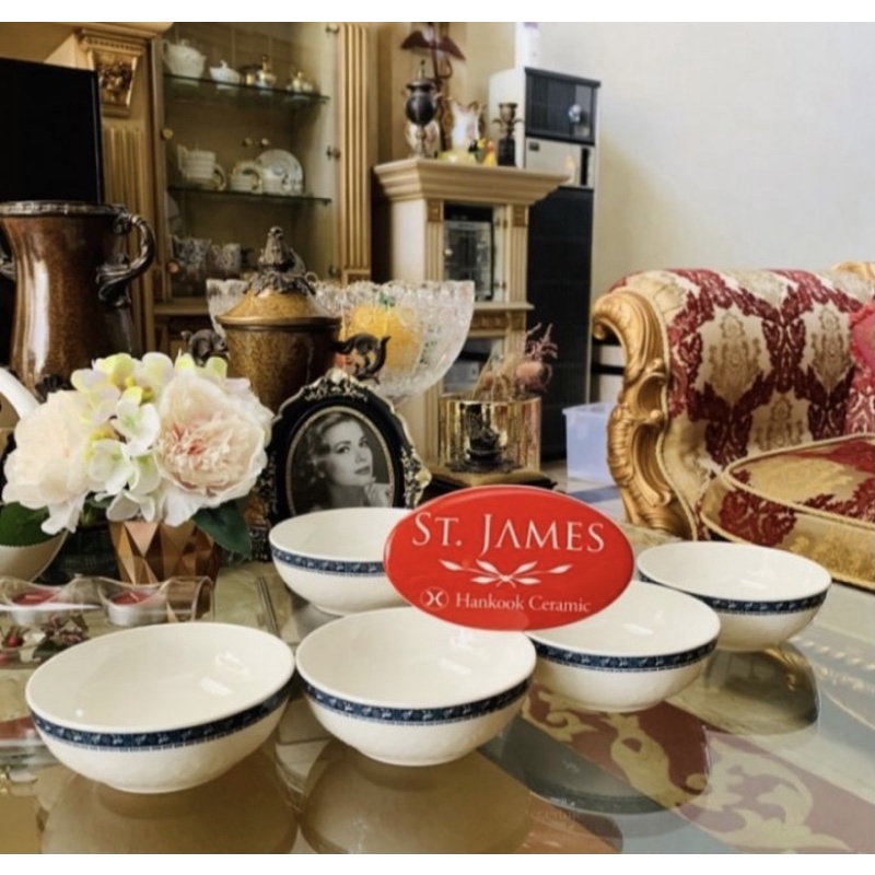 Mangkok sup / saint james / mie / okja / 15 cm / 6 pcs mewah