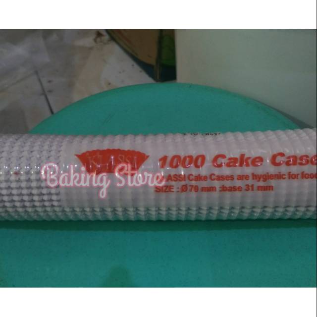 Cake Cases - Kertas Kue Putih Polos 70mm isi 1000