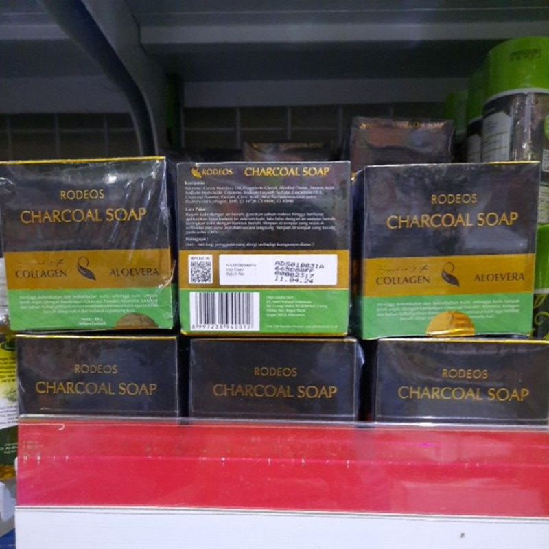 SABUN RODEOS MEN CHARCOAL SOAP , Sabun muka pria jerawat, RODEOS SOAP