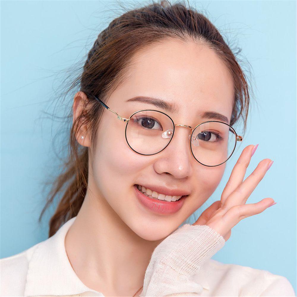 ❈ROWAN❈ Unisex Anti-UV Blue Rays Glasses Metal Optical Glasses Computer Goggles Vision Care Classic Eyeglasses Eyewear Myopia Glasses/Multicolor