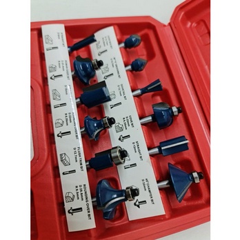 Mata Router set Mata Profil Mata Trimmer Set Router Bit Set 12pc JLD