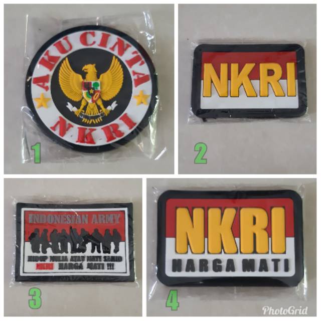 Patch rubber NKRI