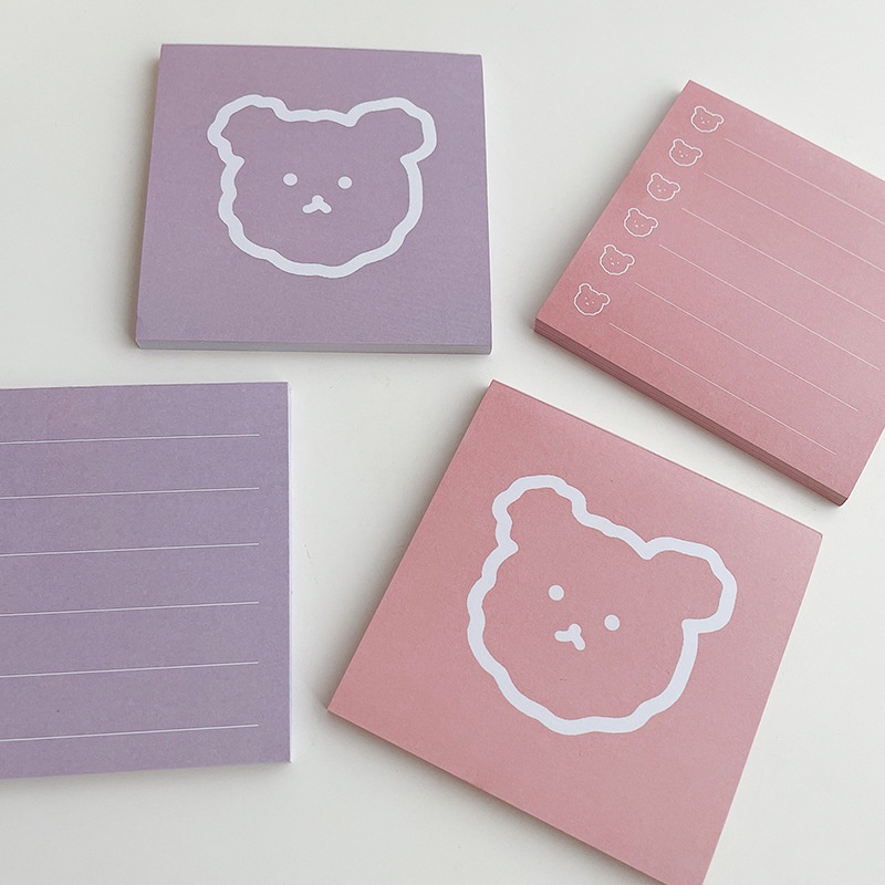 Buku Catatan / Diary Anti Lengket Motif Kartun Gummy Bear Untuk Pelajar