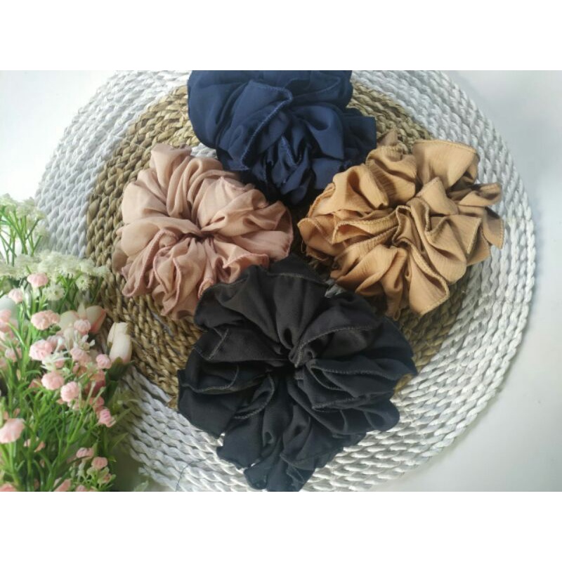 Scrunchie Brokoli 2 in 1 Cepol Brokoli Hijab Cepol Jilbab