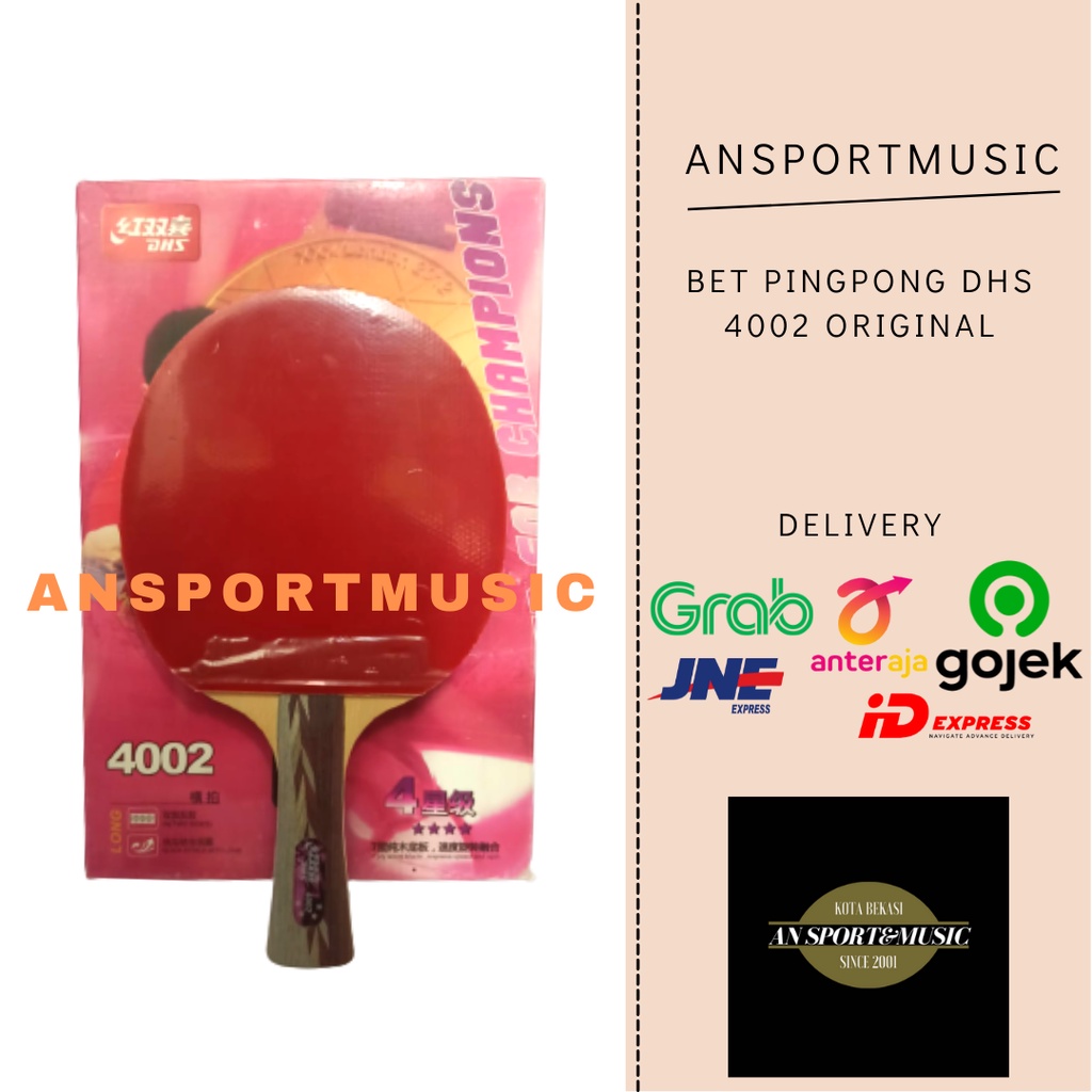 Bet Pingpong DHS 4002 Tenis Meja Pingpong Original 100%