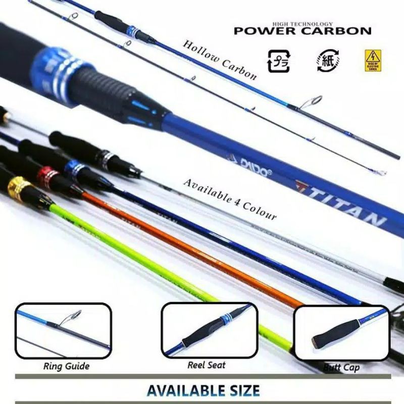 Joran pancing Daido Titan 180cm