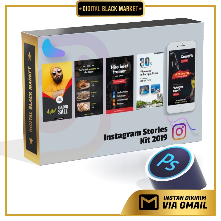 Creative Instagram Stories Kit 2019 - Photoshop