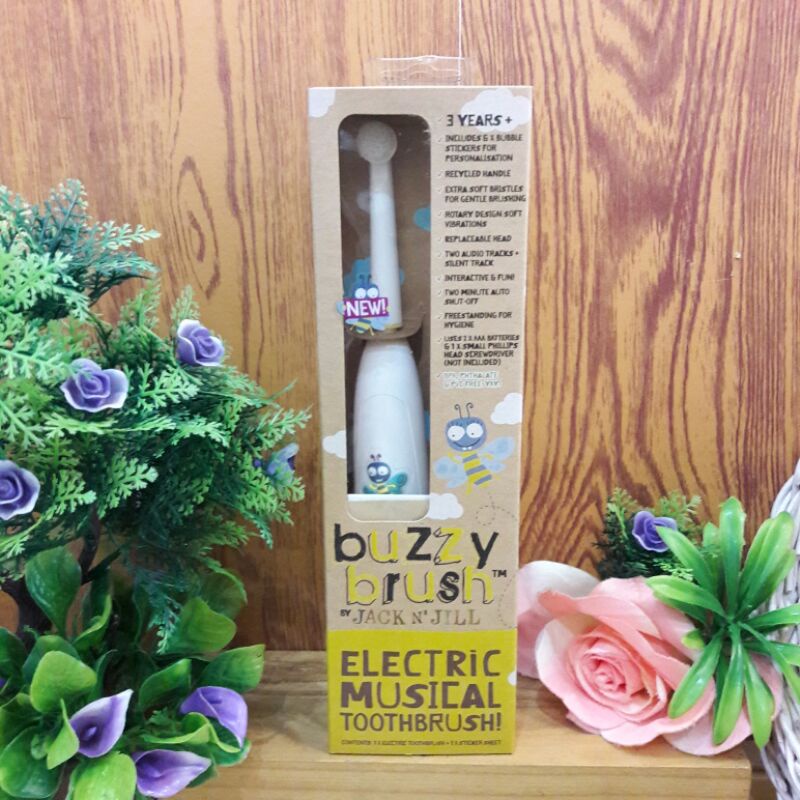 Jack N' Jill Buzzy Brush Musical Electric Tootbrush