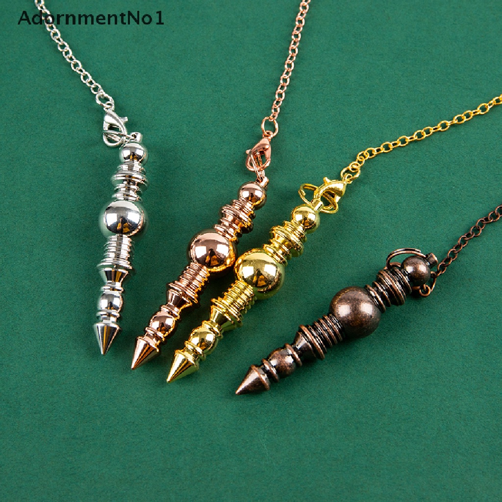 (AdornmentNo1) Liontin Pendulum Spiritual Bahan Metal Untuk Dowsing Divination Wicca