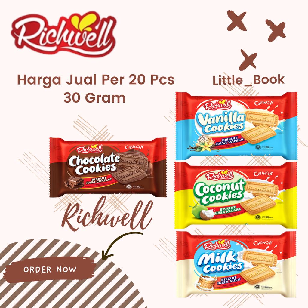 Richwell Cookies 30Gr [20 Pcs]