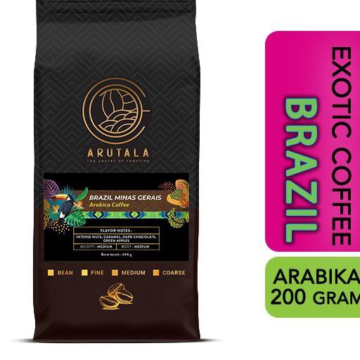 

T77♡ ARUTALA Kopi Brazil Minas Gerais Arabika 200 gram Paling Laris