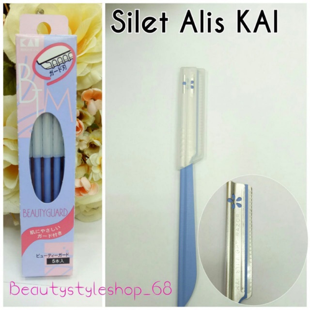 Pisau cukur Alis (Silet KAI Japan) Biru