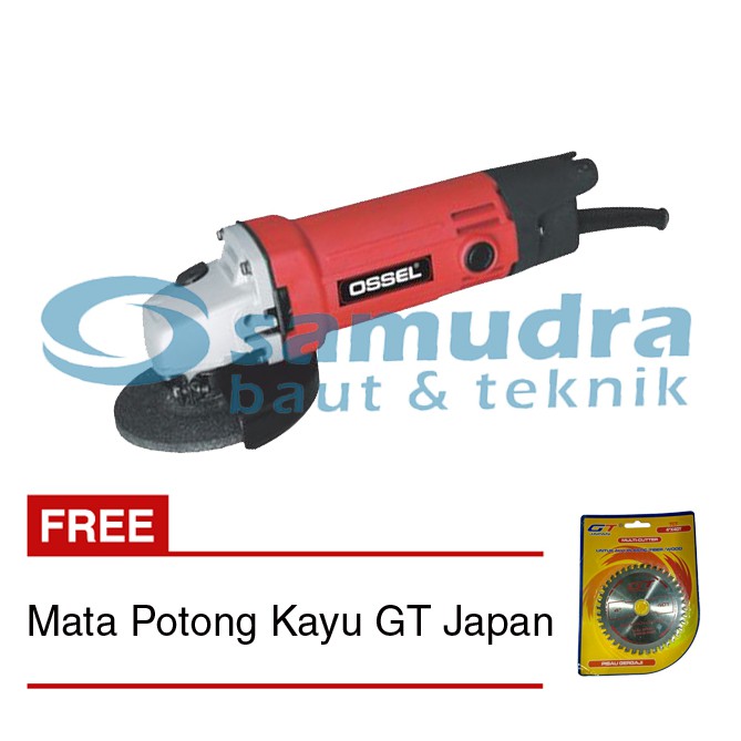 OSSEL GT 954 Mesin Gerinda 4" + Mata Potong Kayu GT JAPAN