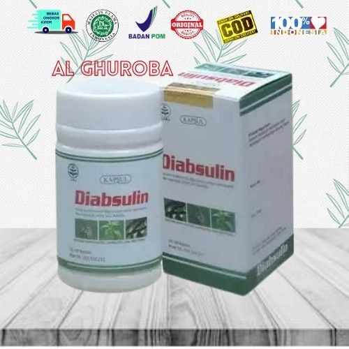 Kapsul Herbal Diabsulin Obat Herbal Alami Untuk Diabetes ISI 60 KAPSUL ALAMI AMPUH ORIGINAL