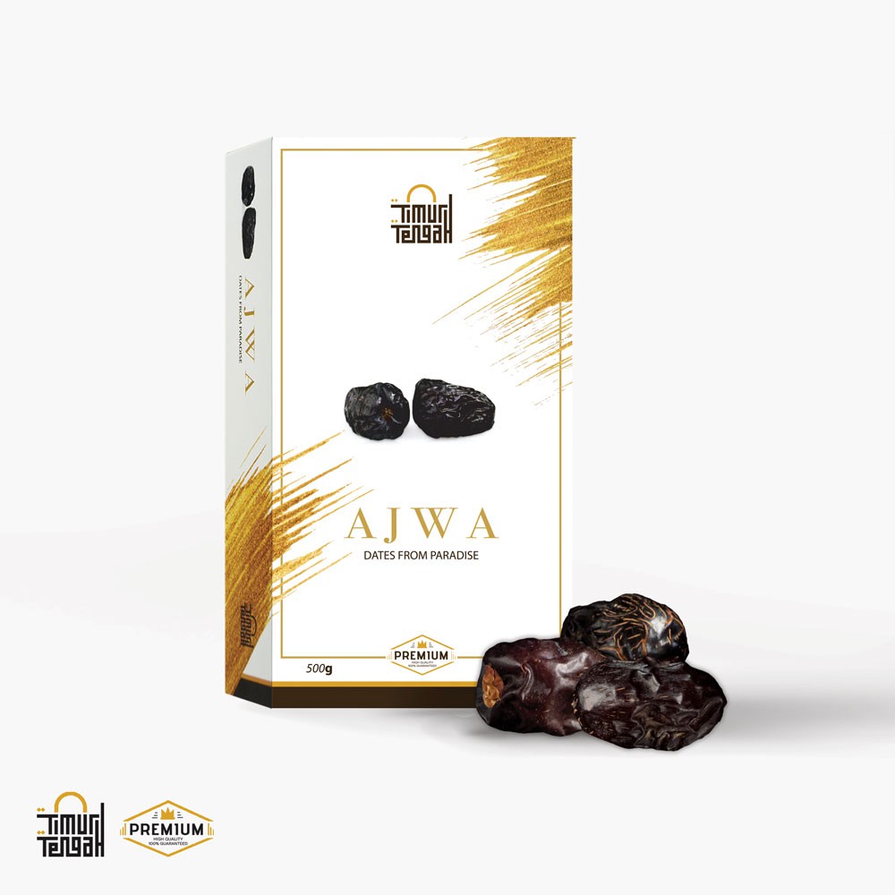 Kurma Ajwa Timur Tengah Premium High Quality Dates Natural