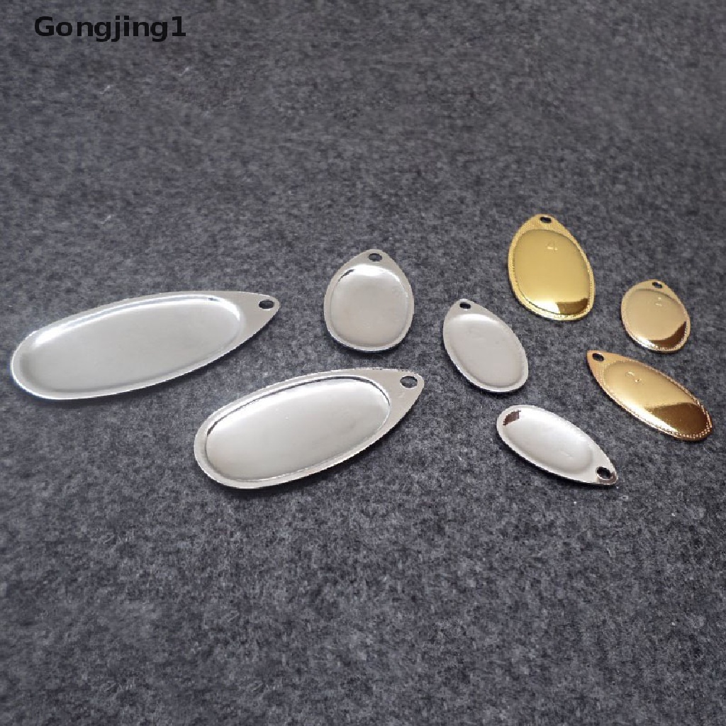 Gongjing1 10 Pcs Mata Pisau Spinner Bahan Lapis Nikel Steel