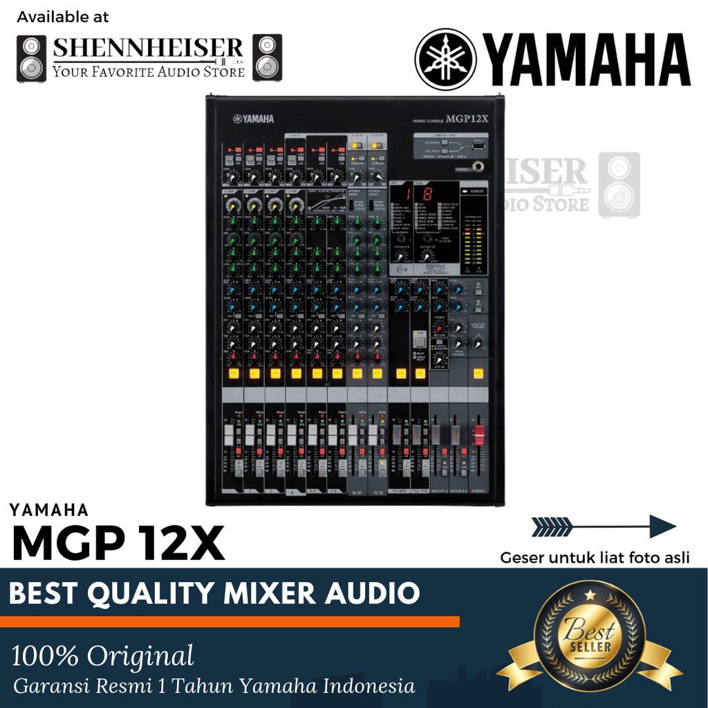 Promo Mixer Yamaha Mgp 12x Atau Mgp12x Original Garansi Resmi Shopee Indonesia