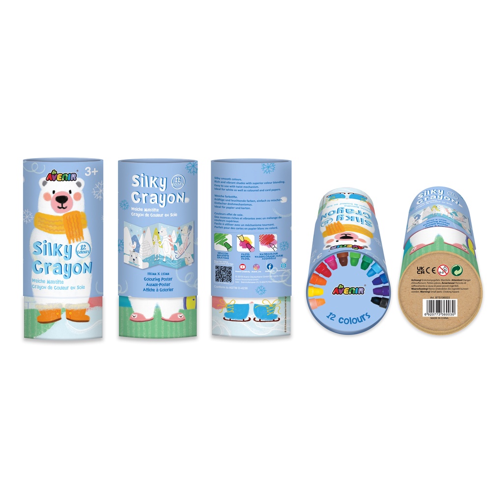 

AVENIR "Silky crayon 12 Colour Polar Baer" BTS196003